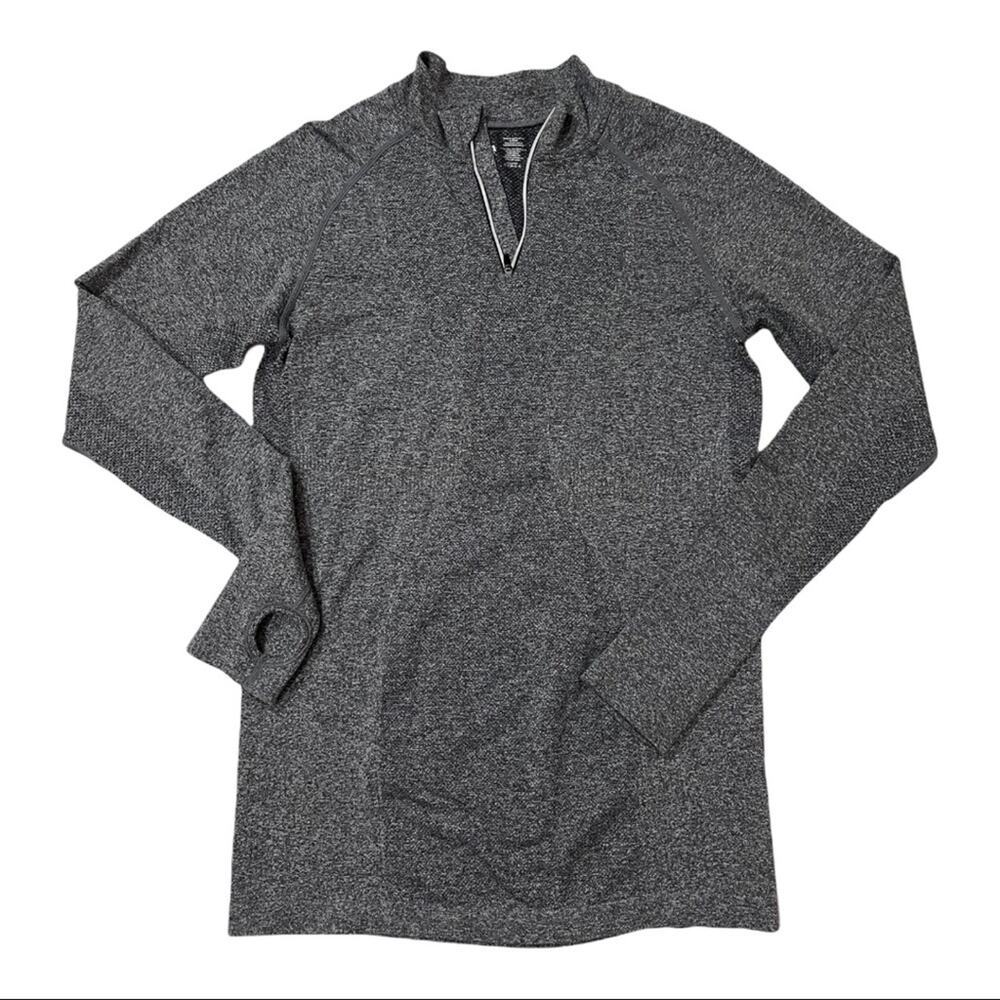 ZYIA Active Women's 1/4 Zip Pullover - Fog Gray - Large